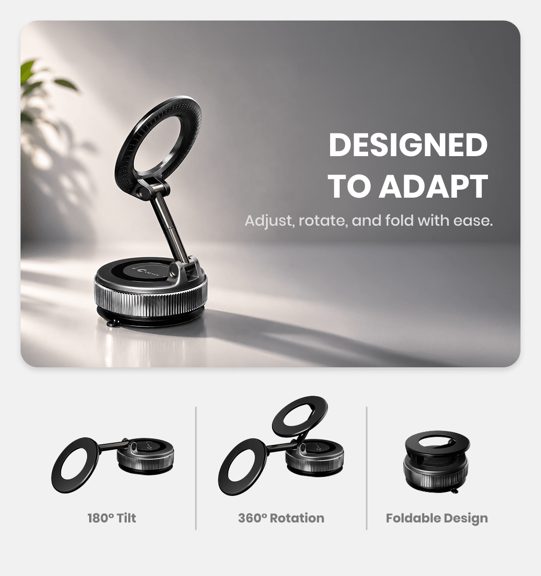 GripPro 360° Magnetic Phone Mount